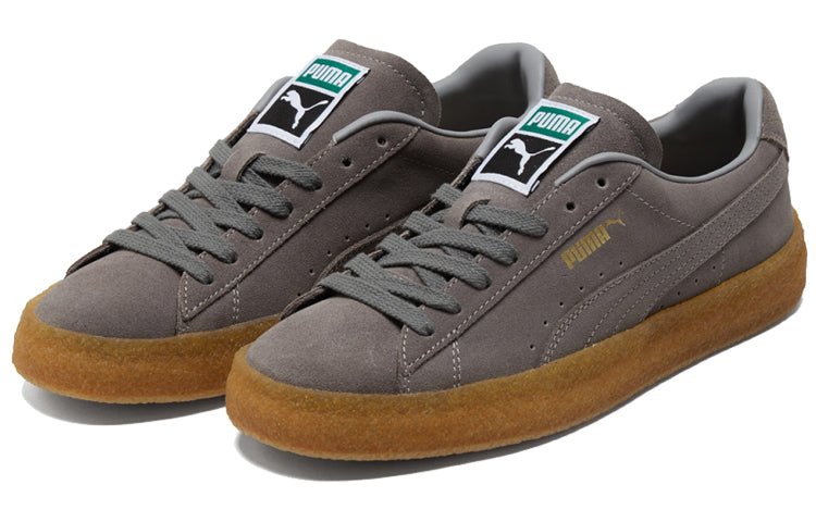 PUMA Suede Crepe Leisure Board Shoes Grey 380707-03 - Image 3