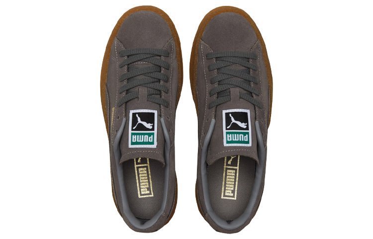 PUMA Suede Crepe Leisure Board Shoes Grey 380707-03 - Image 4