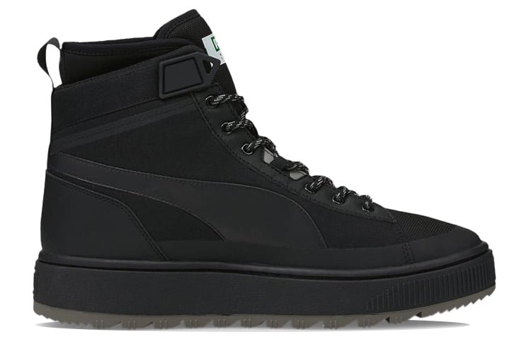 PUMA Unisex Suede Mid WTR Mid-Top Sneakers Black 380708-01 - Image 2