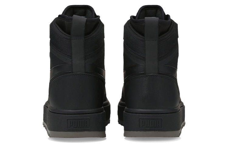 PUMA Unisex Suede Mid WTR Mid-Top Sneakers Black 380708-01 - Image 4