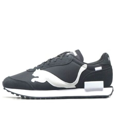 PUMA Unisex Future Rider Risk Alert Sports Shoes Black/White 380864-02