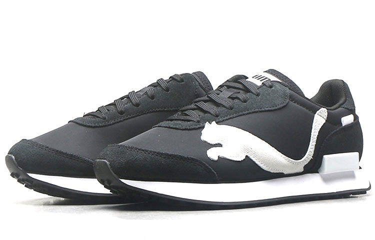 PUMA Unisex Future Rider Risk Alert Sports Shoes Black/White 380864-02 - Image 2