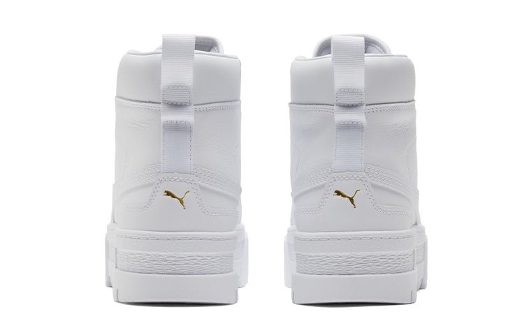 (WMNS) PUMA Mayze Mid 'Triple White' 381170-01 - Image 4