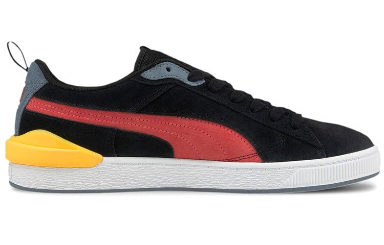 PUMA Suede Bloc 'Black Yellow Red' 381183-03 - Image 2