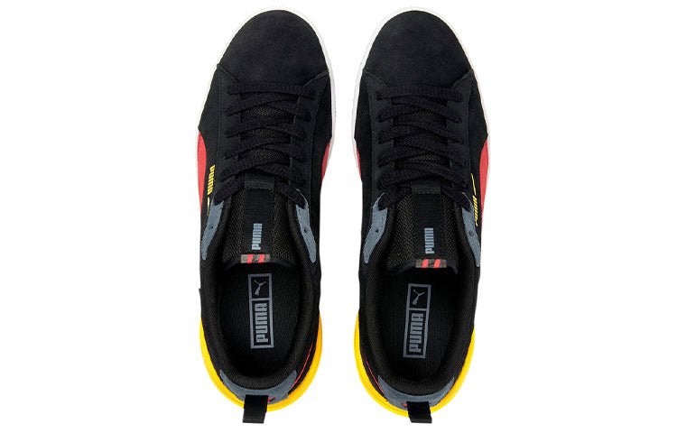 PUMA Suede Bloc 'Black Yellow Red' 381183-03 - Image 3