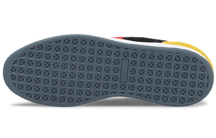 PUMA Suede Bloc 'Black Yellow Red' 381183-03 - Image 5