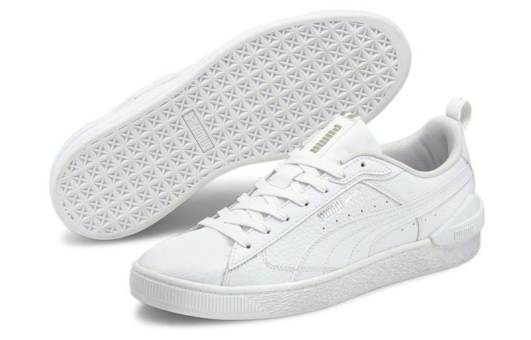 PUMA Suede Bloc B&W 'White' 381188-01 - Image 3