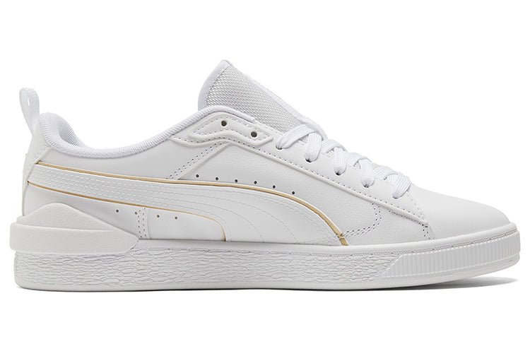 PUMA Suede Bloc 'Liquid Metal - White Team Gold' 381190-01 - Image 2