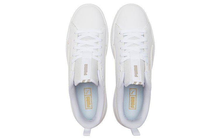 PUMA Suede Bloc 'Liquid Metal - White Team Gold' 381190-01 - Image 4