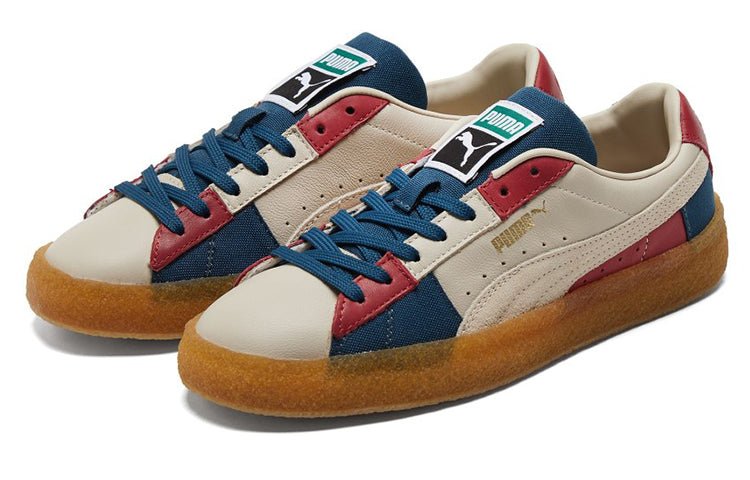 PUMA Suede 'Crepe Patch - Peyote Blue Red' 381195-01 - Image 3