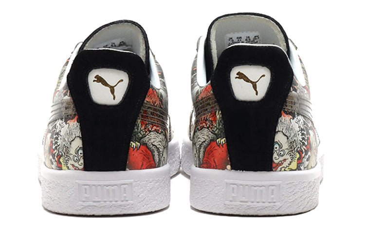 PUMA x atmos x Three Tides Tattoo Suede 'Black White' 381246-01 - Image 4