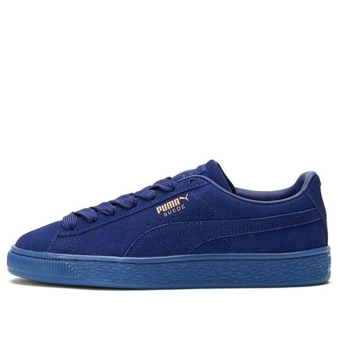 (GS) PUMA Suede Classic 'Mono Gold - Elektro Blue' 381470-02