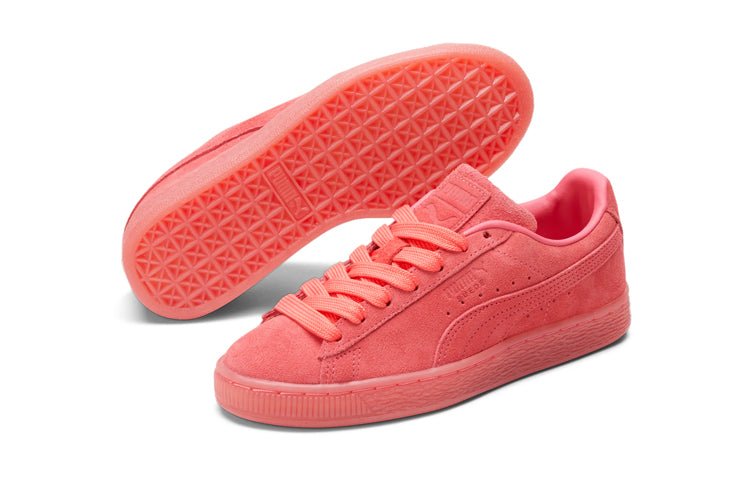 (GS) PUMA Suede Classic 'Mono Iced - Sun Kissed Coral' 381471-02 - Image 3
