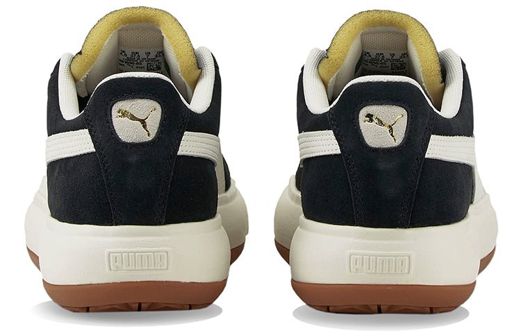 (WMNS) PUMA Suede Mayu Up Sneakers Black/White 381650-05 - Image 5