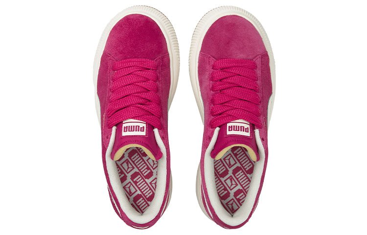 (WMNS) PUMA Suede Mayu Up 'Wine Red Creamwhite' 381650-06 - Image 4