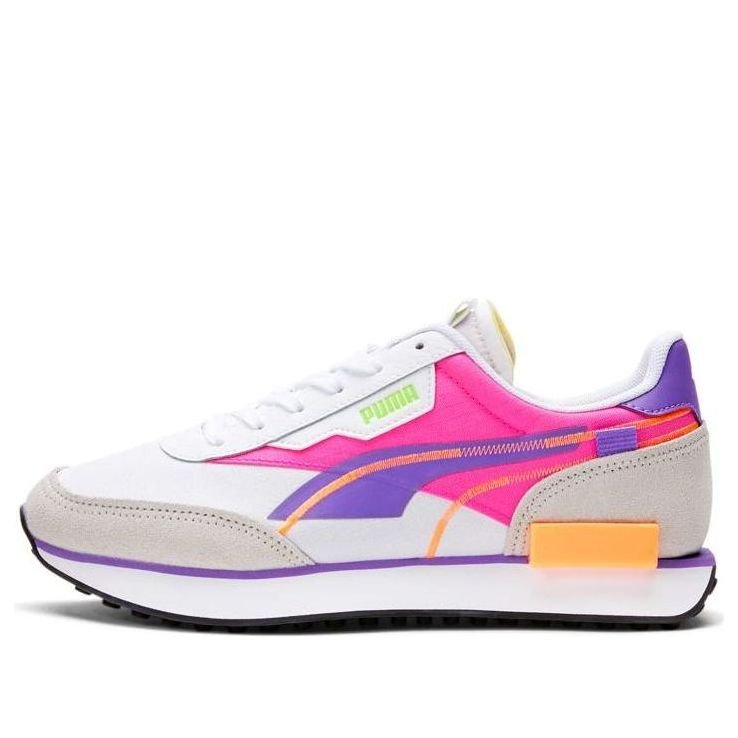(WMNS) PUMA Future Rider Twofold 'White Luminous Purple' 381700-03