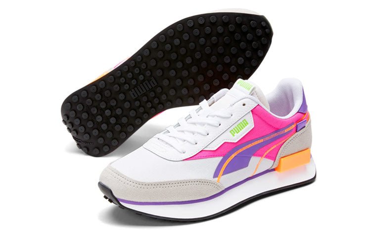 (WMNS) PUMA Future Rider Twofold 'White Luminous Purple' 381700-03 - Image 3