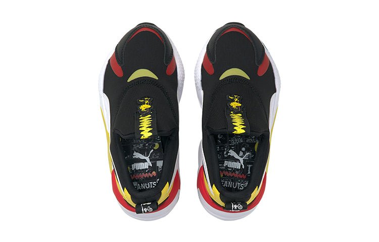 (PS) PUMA RS-X x Peanuts 'Black Yellow Red' 381874-01 - Image 3