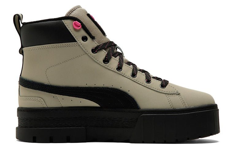 (WMNS) PUMA Mayze Mid Wtr Sneakers Khaki 381888-01 - Image 2