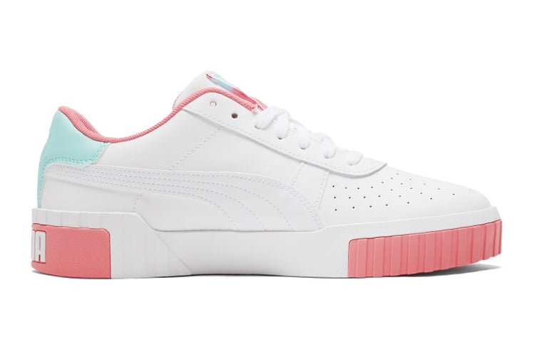 (GS) PUMA Cali Leisure Shoes White 381934-01 - Image 2