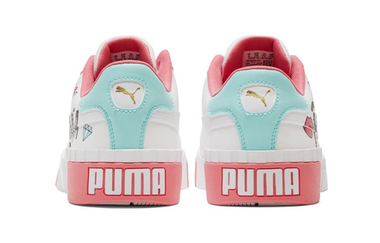 (GS) PUMA Cali Leisure Shoes White 381934-01 - Image 4