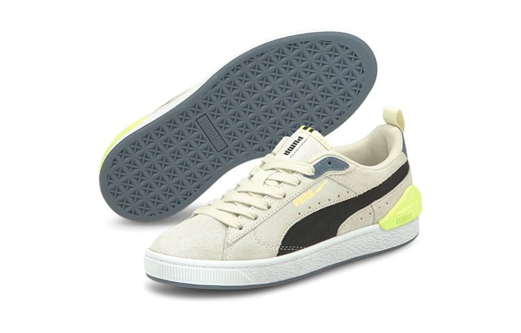 PUMA Suede Bloc LfKids Beige Casual Sneakers Beige 382004-01 - Image 3