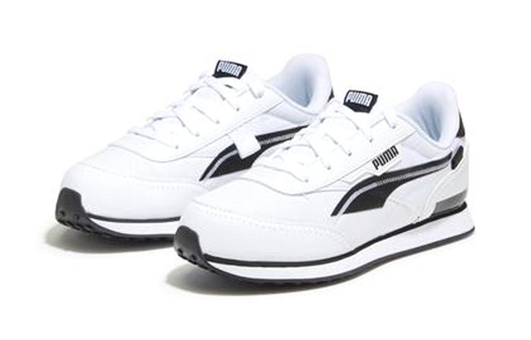 (PS) PUMA Future Rider 'White Black' 382032-02 - Image 2