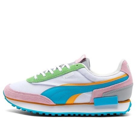 (WMNS) PUMA Future Rider 'Double - White Pink Lady' 382281-01