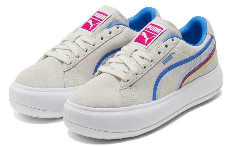 (WMNS) PUMA Suede Mayu Triplex Tech 'Creamwhite Blue Red' 382580-01 - Image 3