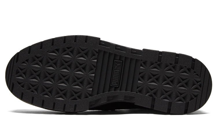 (WMNS) PUMA Mayze Chelsea Suede 'Triple Black' 382829-01 - Image 6