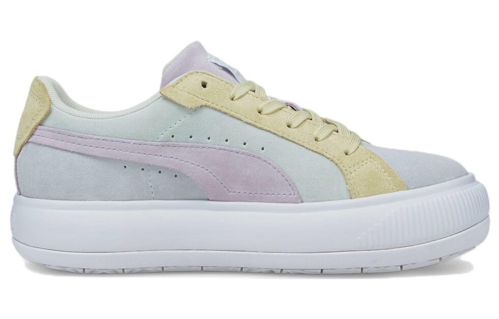 (WMNS) PUMA Suede Mayu Raw 'Ice Flow White' 383114-01 - Image 2