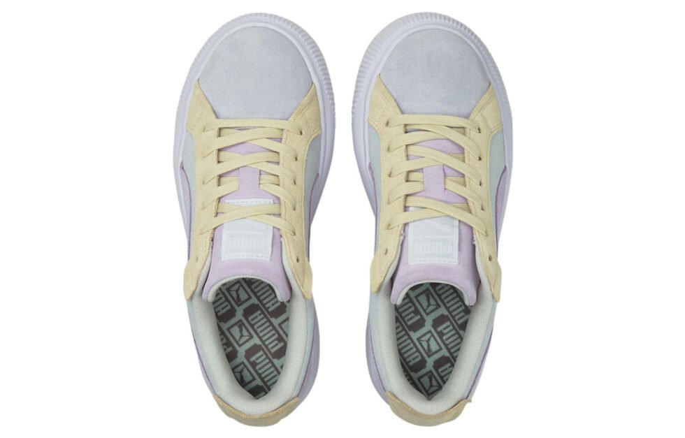 (WMNS) PUMA Suede Mayu Raw 'Ice Flow White' 383114-01 - Image 3