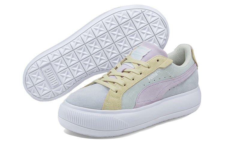(WMNS) PUMA Suede Mayu Raw 'Ice Flow White' 383114-01 - Image 5