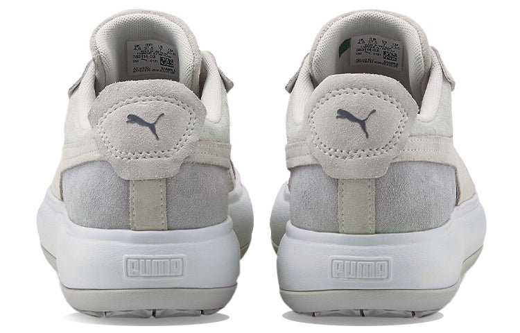 (WMNS) PUMA Suede Mayu Raw Low Tops Casual Skateboarding Shoes Gray 383114-03 - Image 4