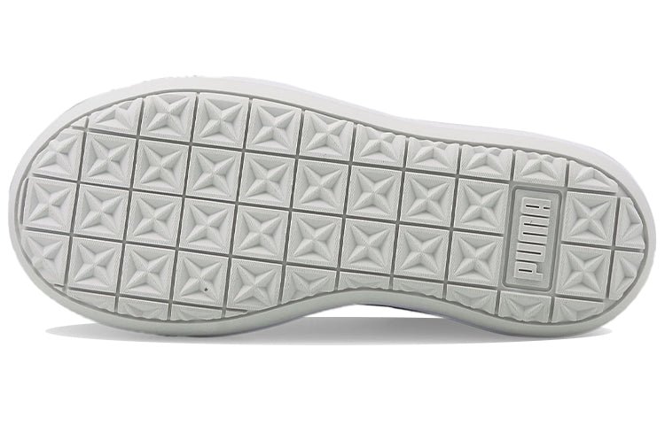 (WMNS) PUMA Suede Mayu Raw Low Tops Casual Skateboarding Shoes Gray 383114-03 - Image 5