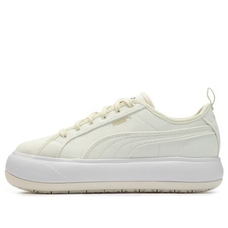 (WMNS) PUMA Suede Mayu Canvas 'Pristine' 383165-01