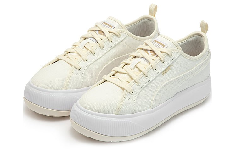 (WMNS) PUMA Suede Mayu Canvas 'Pristine' 383165-01 - Image 3