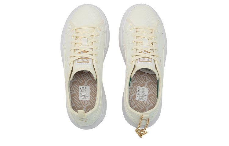 (WMNS) PUMA Suede Mayu Canvas 'Pristine' 383165-01 - Image 4