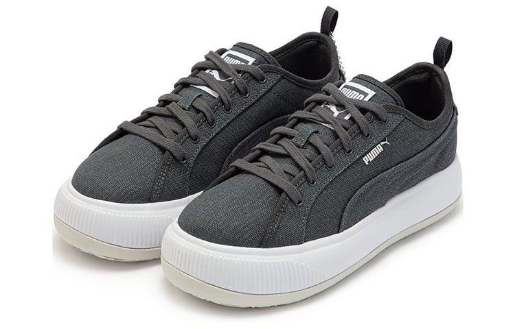 (WMNS) PUMA Suede Mayu Canvas 'Ebony' 383165-03 - Image 3