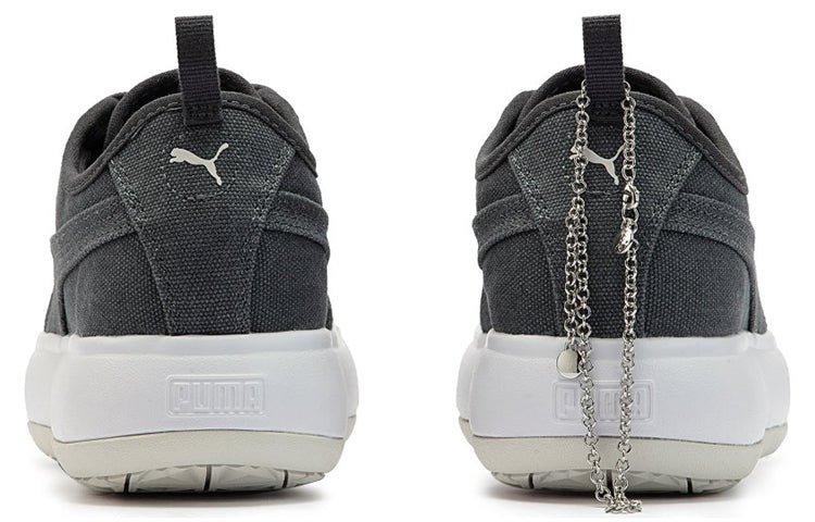 (WMNS) PUMA Suede Mayu Canvas 'Ebony' 383165-03 - Image 5