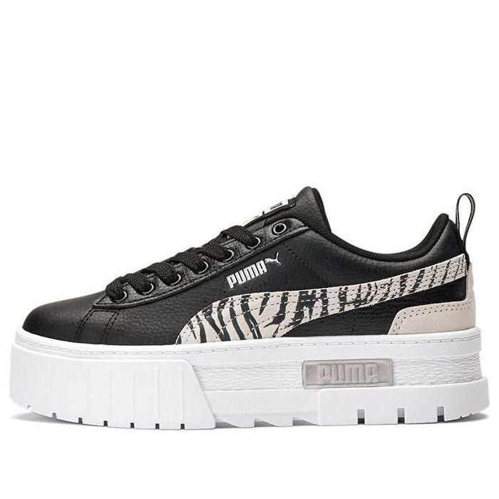 (GS) PUMA Mayze Zebra 'Black Silver Ivory Glow' 383225-01