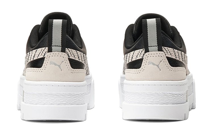 (GS) PUMA Mayze Zebra 'Black Silver Ivory Glow' 383225-01 - Image 4