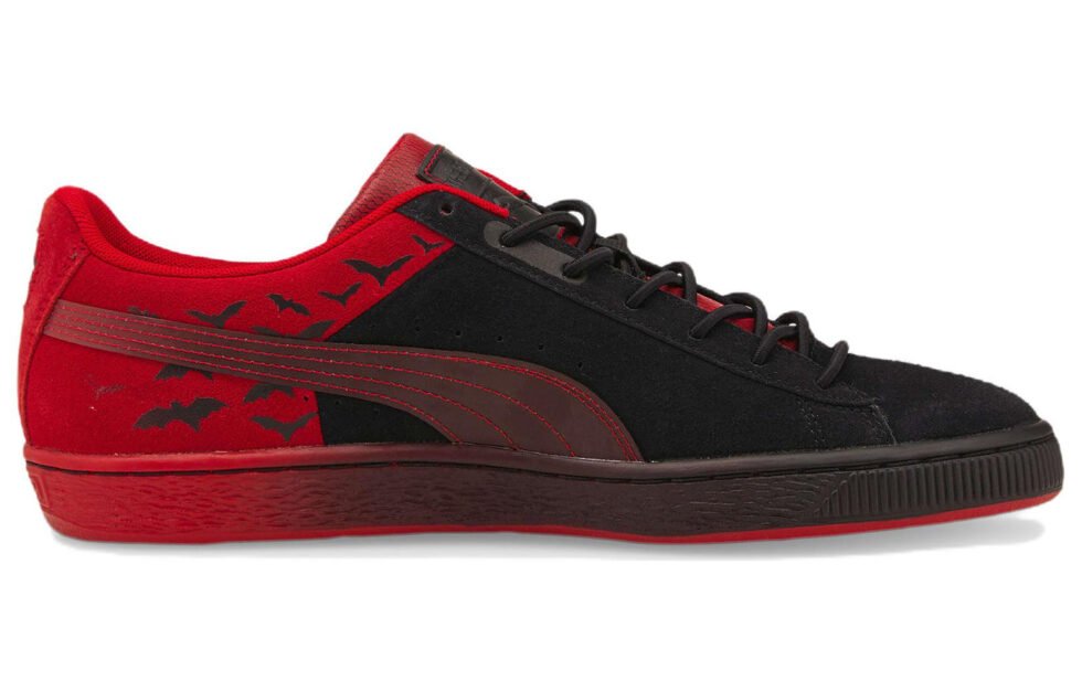 PUMA Batman x Suede Classic 'Black Barbados Cherry' 383291-01 - Image 2