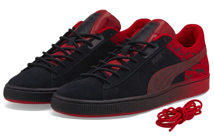 PUMA Batman x Suede Classic 'Black Barbados Cherry' 383291-01 - Image 3