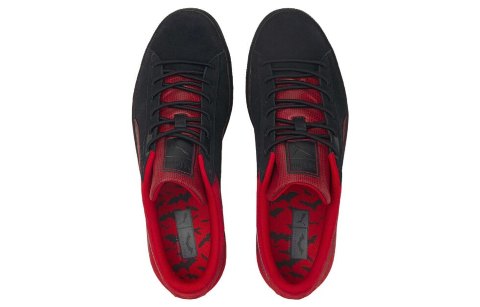 PUMA Batman x Suede Classic 'Black Barbados Cherry' 383291-01 - Image 4