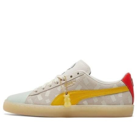 (WMNS) Haribo x PUMA Suede Casual Shoes Grey/Yellow/Red 383416-01