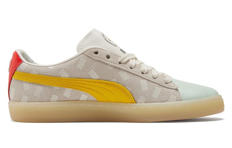(WMNS) Haribo x PUMA Suede Casual Shoes Grey/Yellow/Red 383416-01 - Image 2