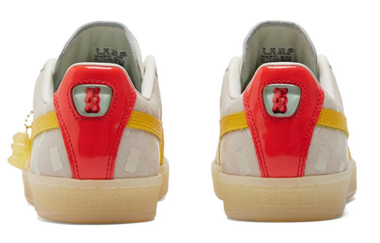 (WMNS) Haribo x PUMA Suede Casual Shoes Grey/Yellow/Red 383416-01 - Image 5