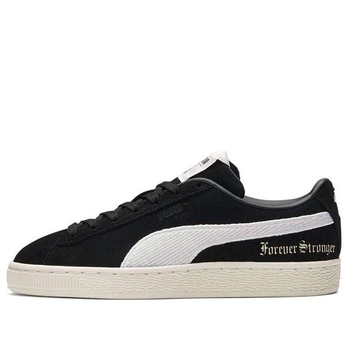 (GS) PUMA Forever Stronger Suede 'Black Whisper White' 383476-01
