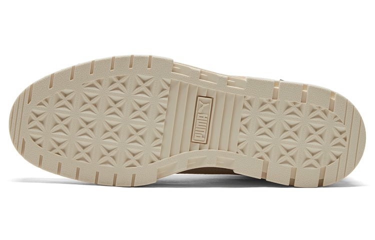(WMNS) PUMA Mayze Mid Safari High-Top Sneakers Ivory 383688-01 - Image 6